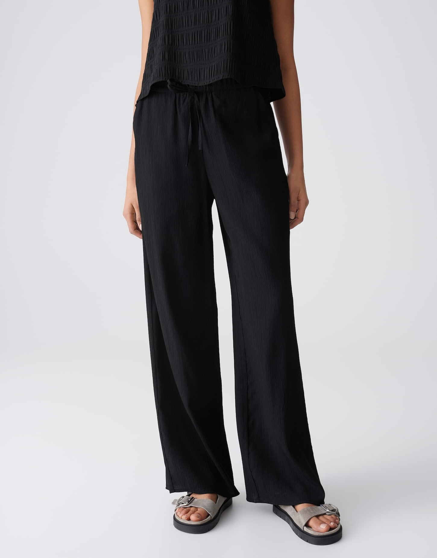 Opus Damen Hosen Black