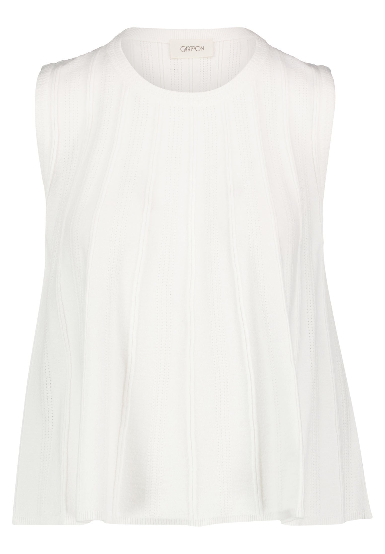 Cartoon Damen Pullover Offwhite