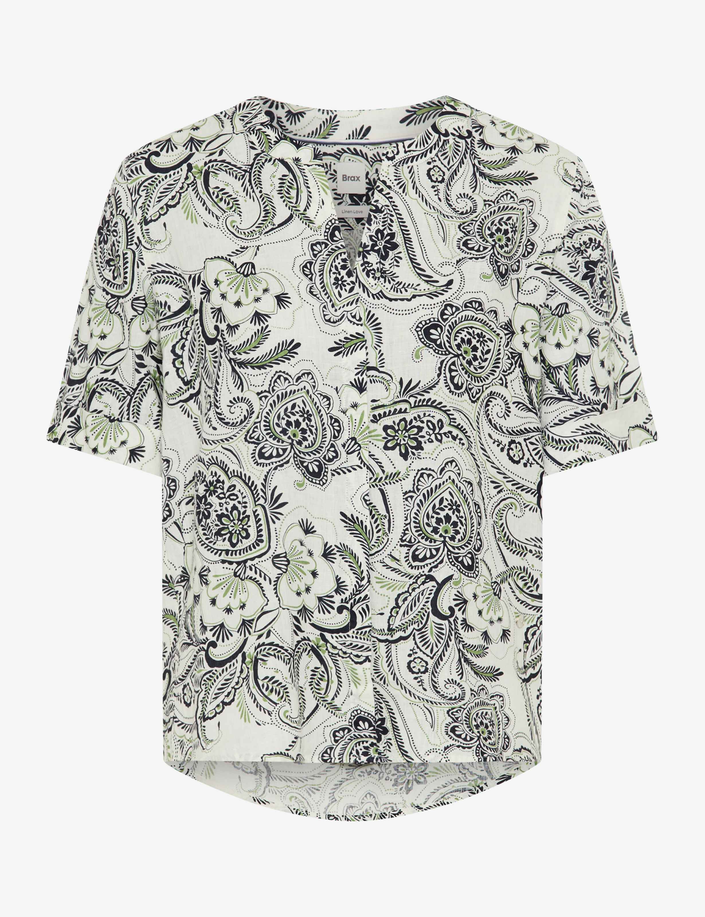 Brax Damen Blusen Soft Ecru