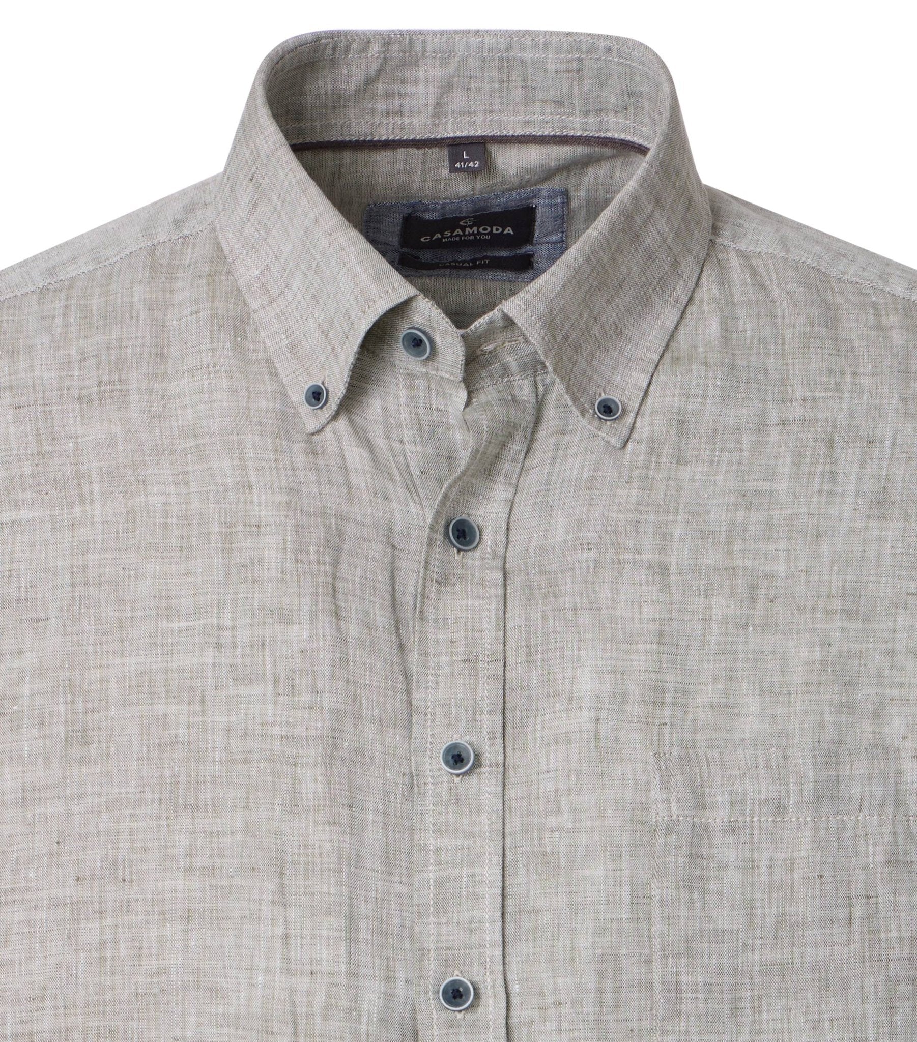 Casa Moda Herren Hemden kurz Gruen