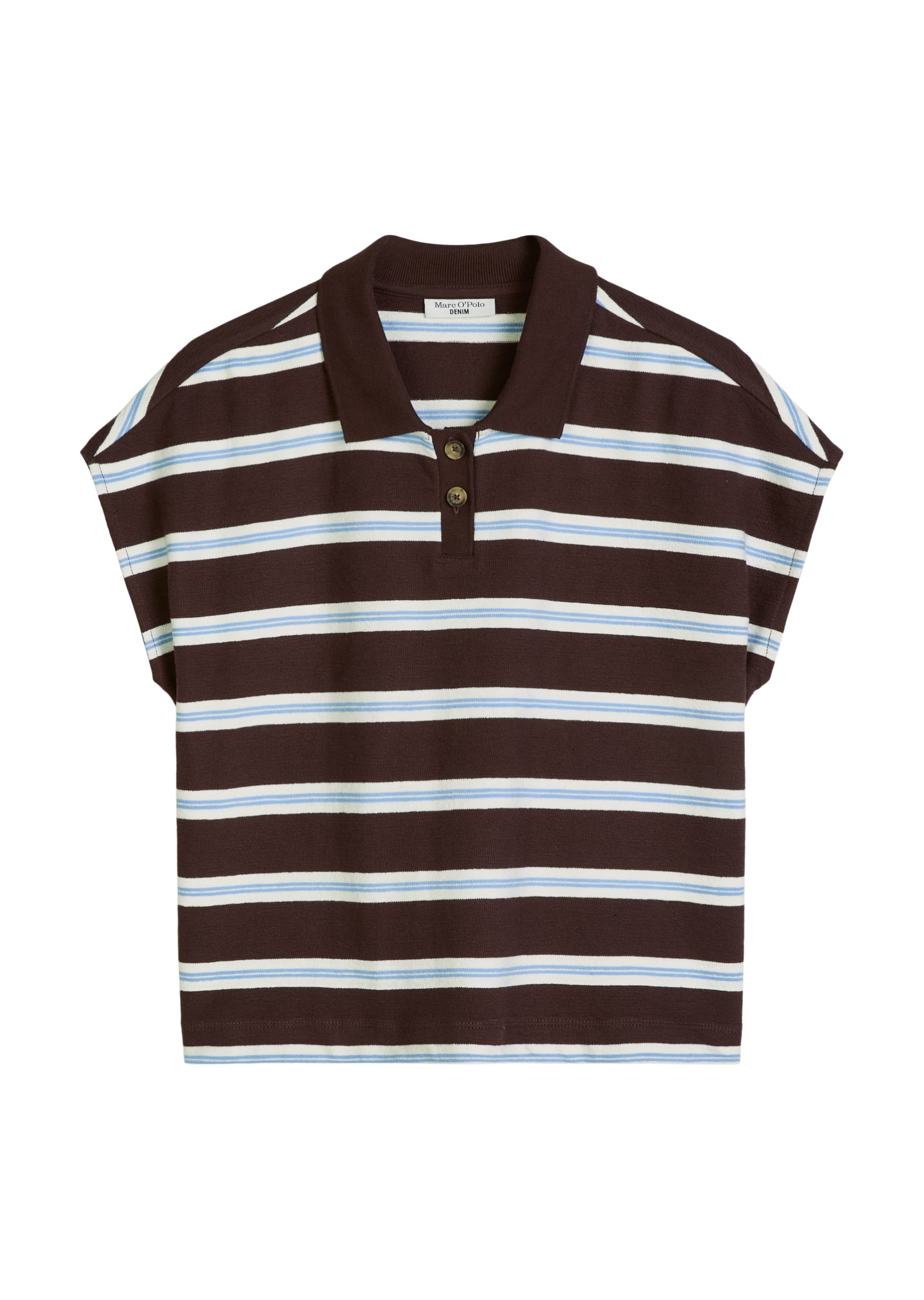 Marc O`Polo denim Damen T-Shirts Dark Brown_Mult