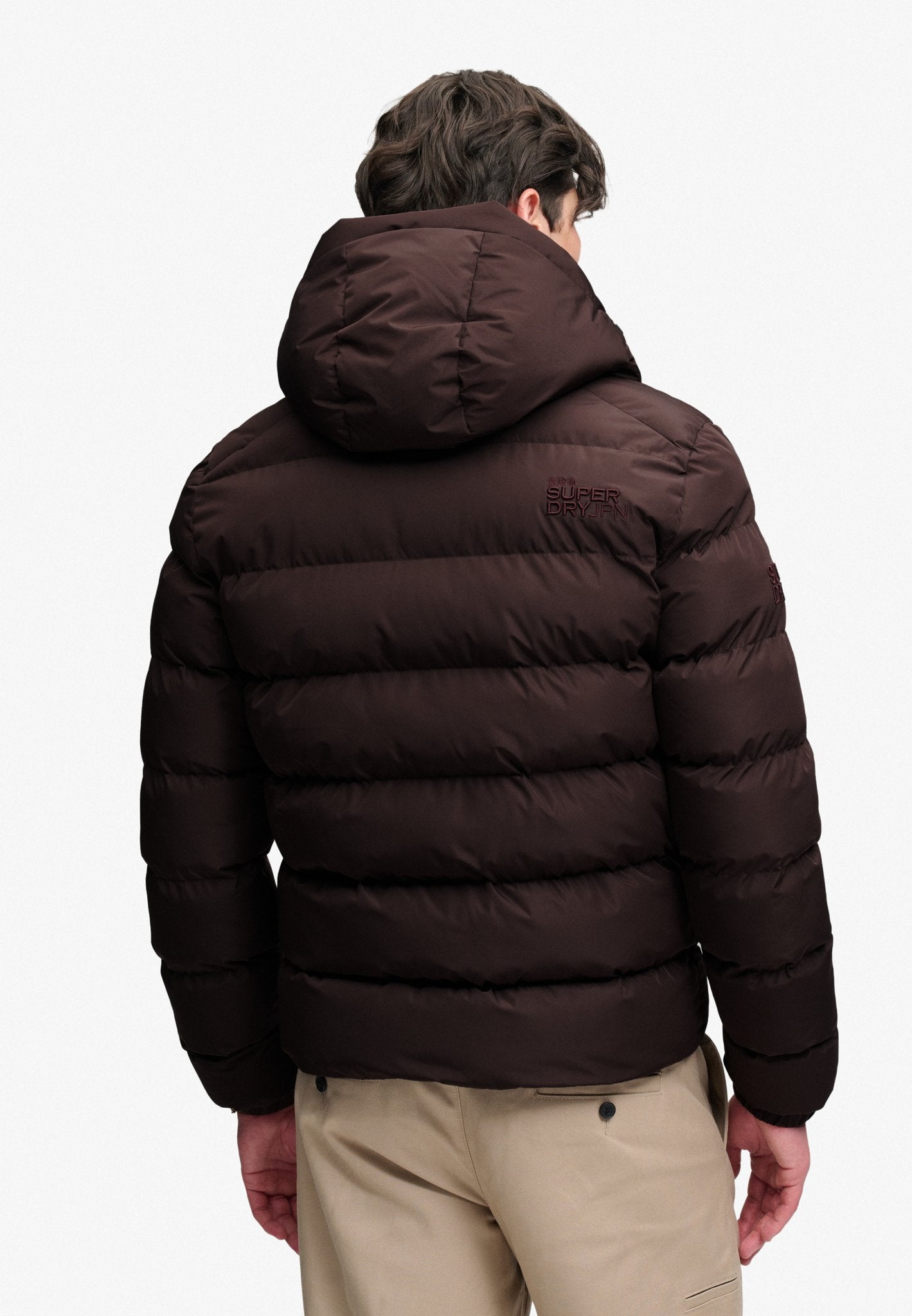 Superdry Men Herren Hemden lang Lj Peak Dark
