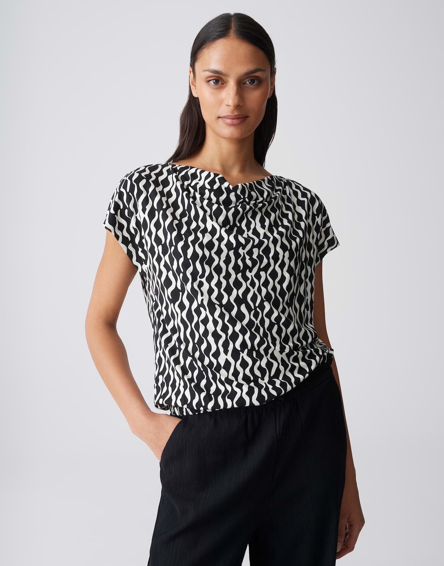 Opus Damen T-Shirts Black
