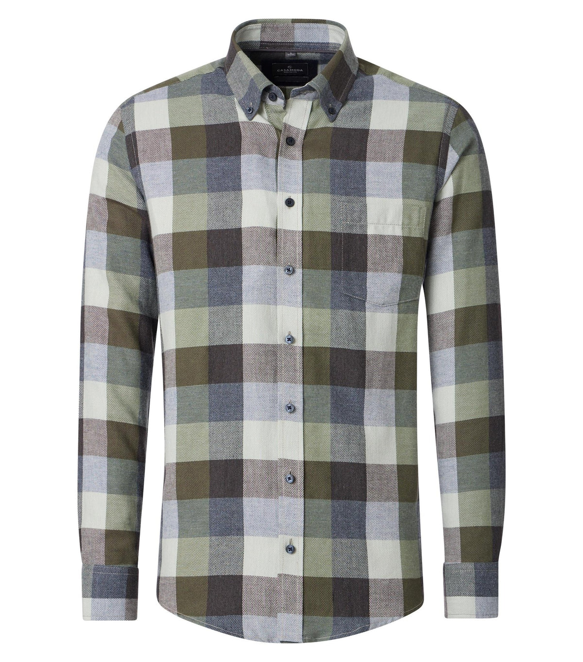 Casa Moda Herren Hemden Gruen