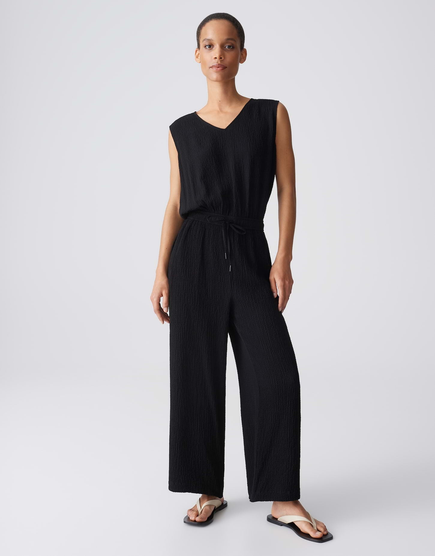 Opus Damen Jumpsuits Black