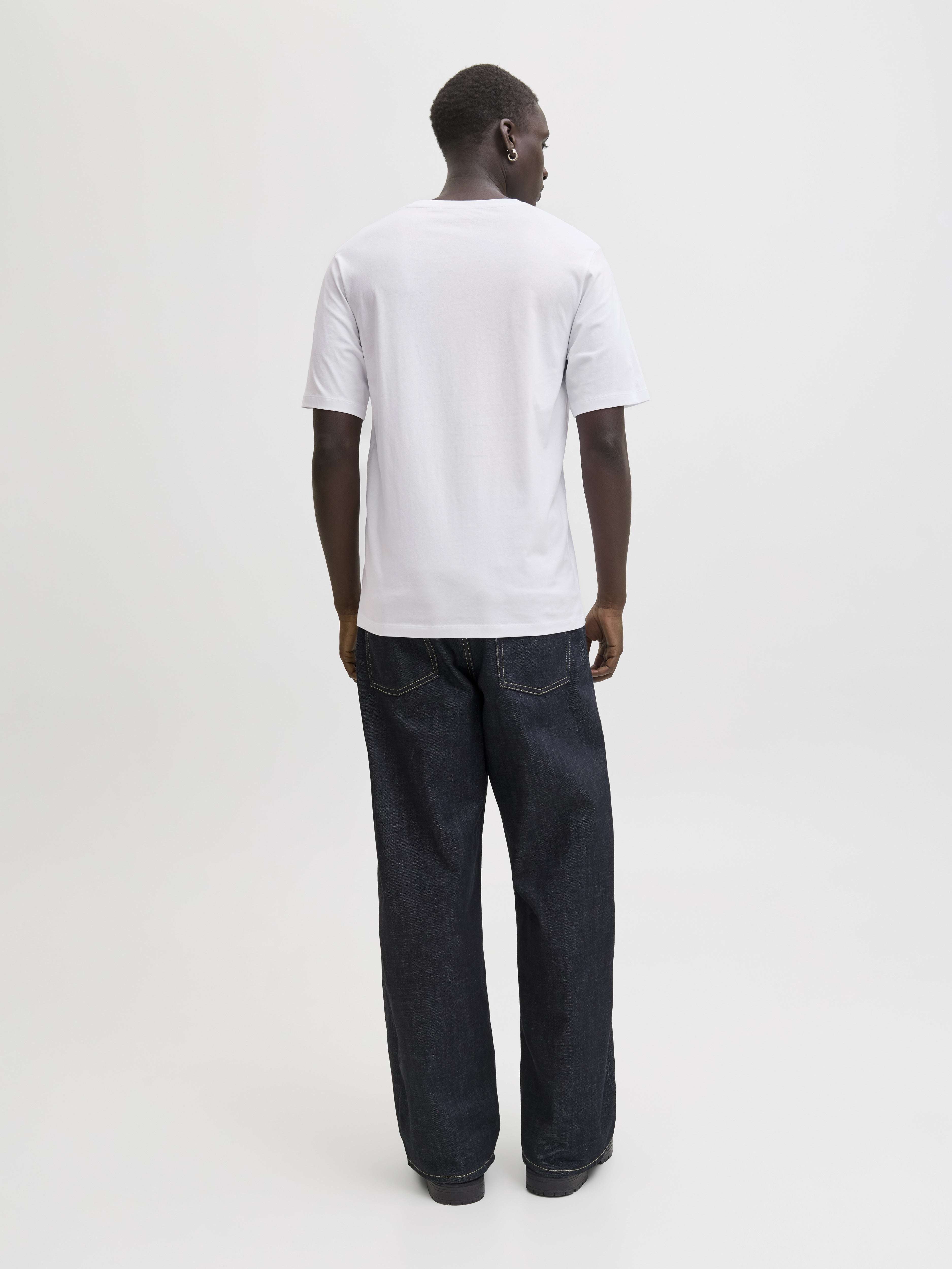 Jack & Jones Herren T-Shirts kurz White