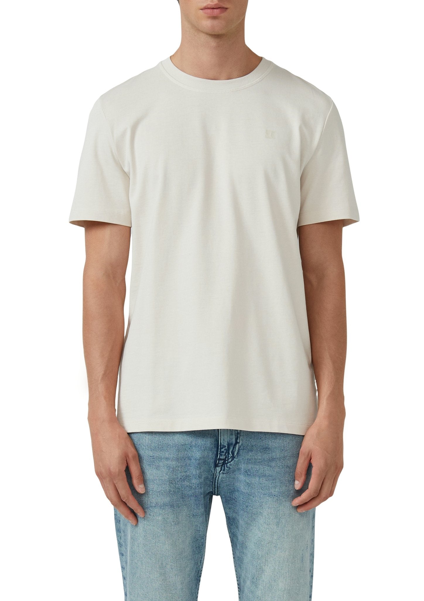 S. Oliver red Herren T-Shirts kurz Grey/Black