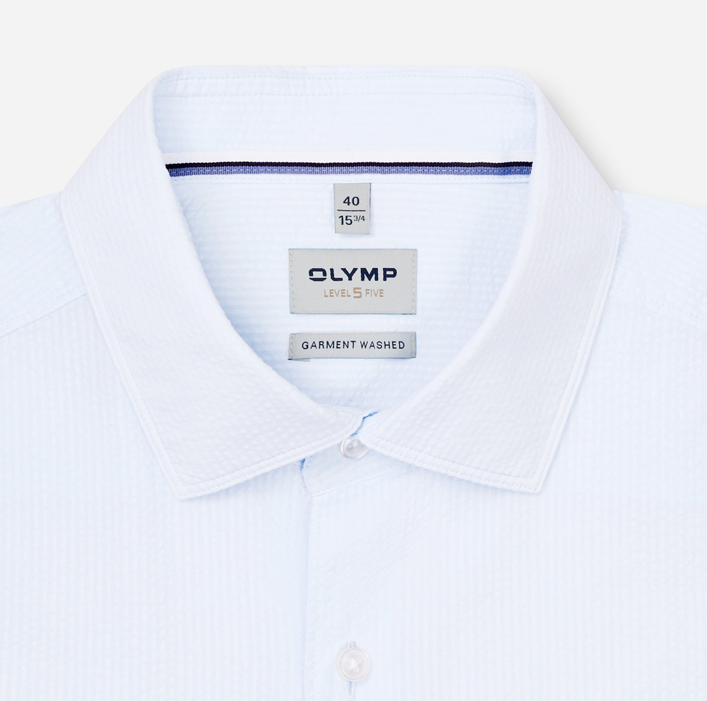 Olymp Herren Hemden lang Hellblau