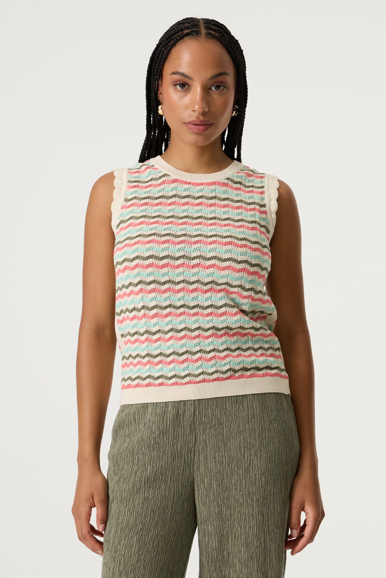 Garcia Damen T-Shirts Whitecap