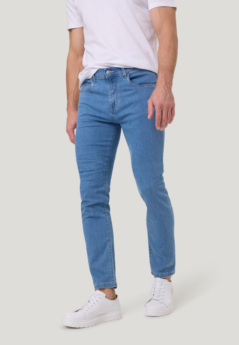 Pioneer Herren Jeans Light Blue
