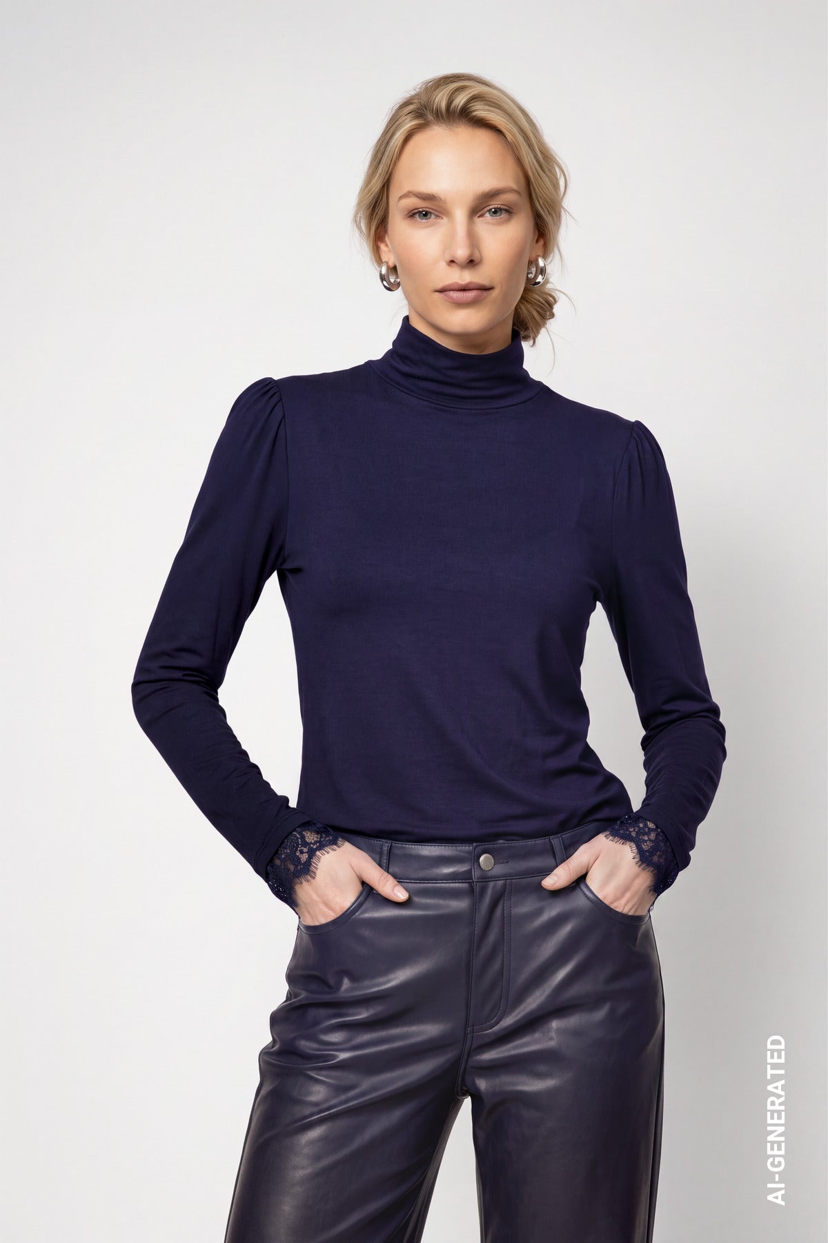 Monari Damen T-Shirts Dark Blue
