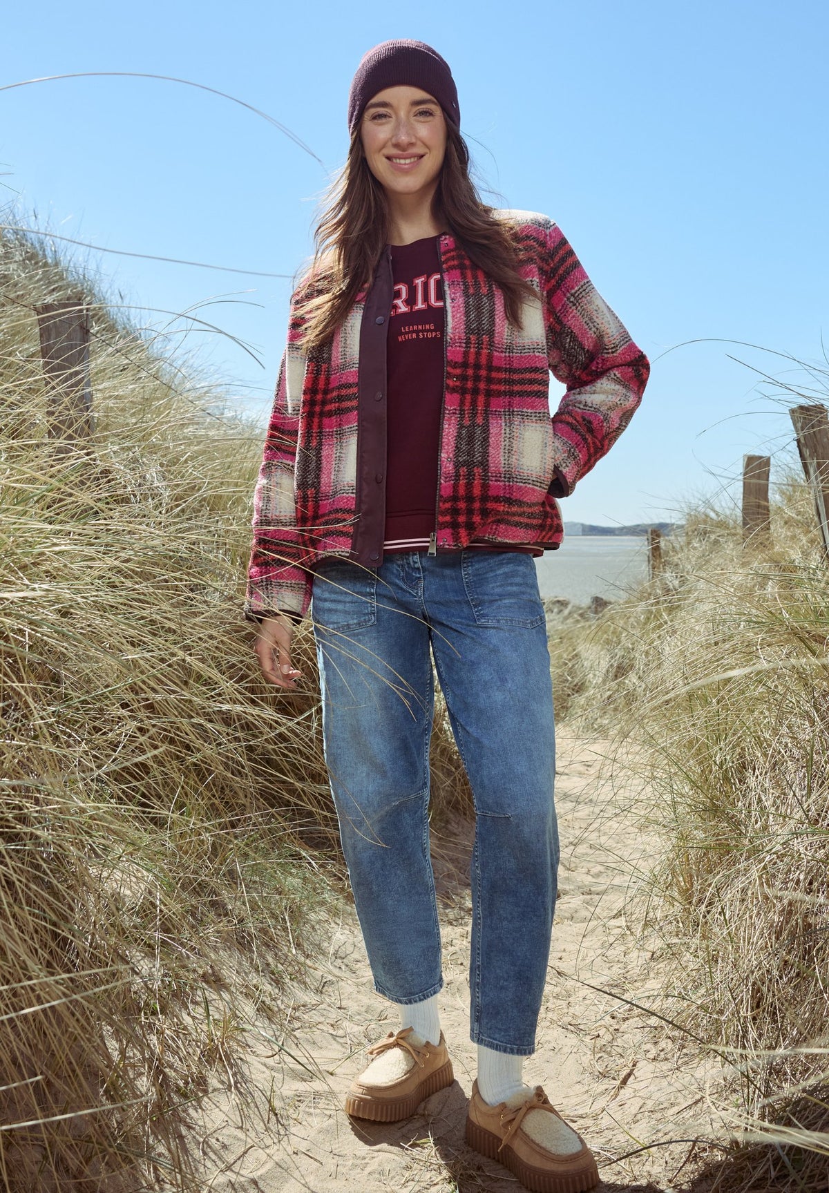 Cecil Damen Blazer Berry Red