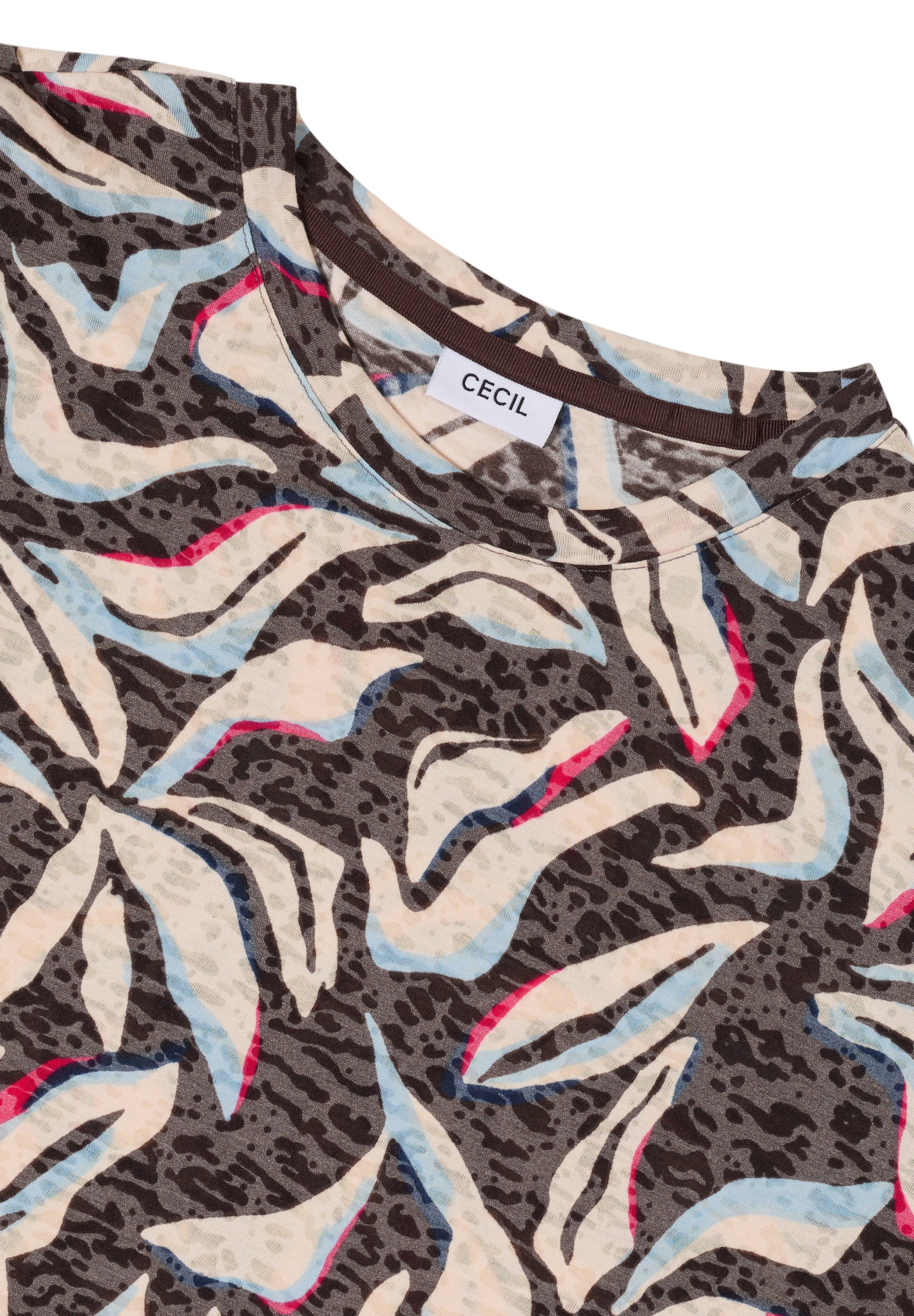 Cecil Damen T-Shirts Macchiato