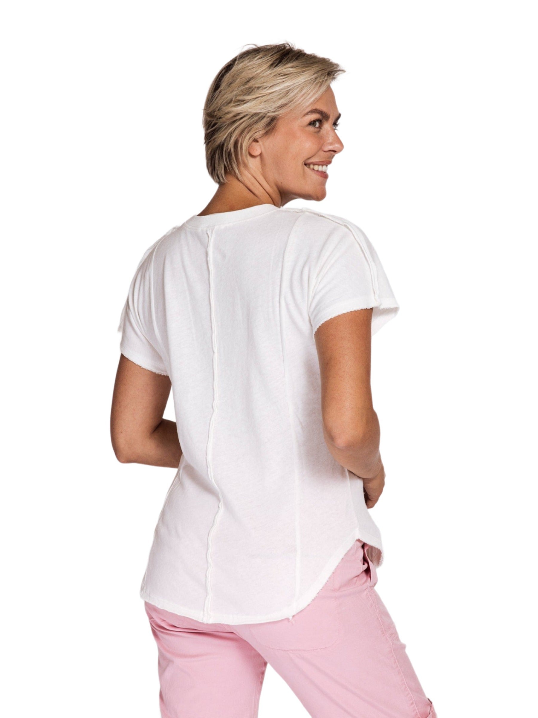 Zhrill Damen T-Shirts White