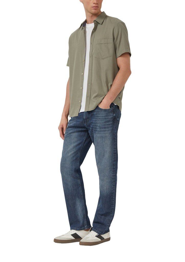 S. Oliver red Herren Hemden kurz Green