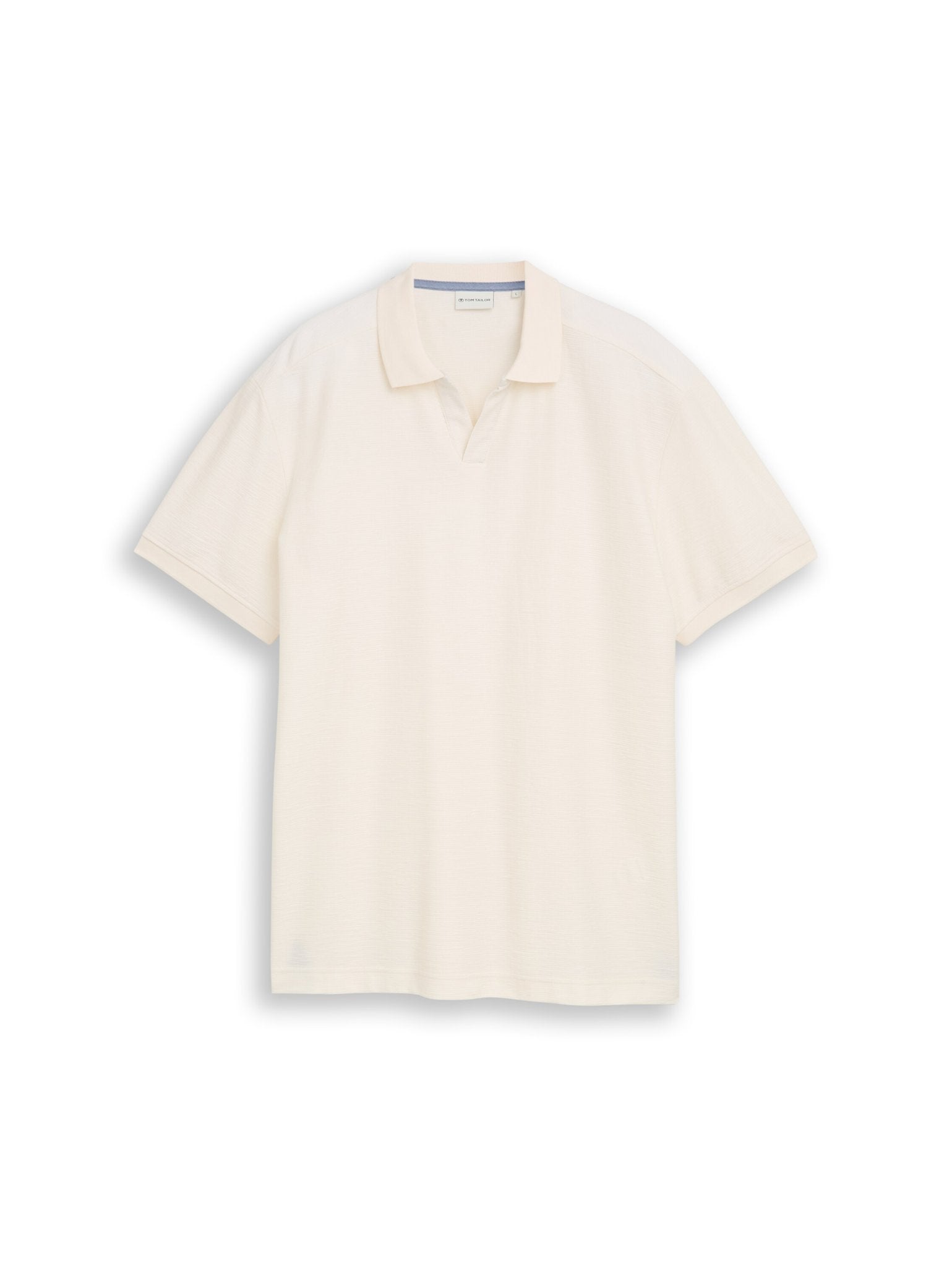 Tom Tailor Herren Polo-Shirts Gardenia White