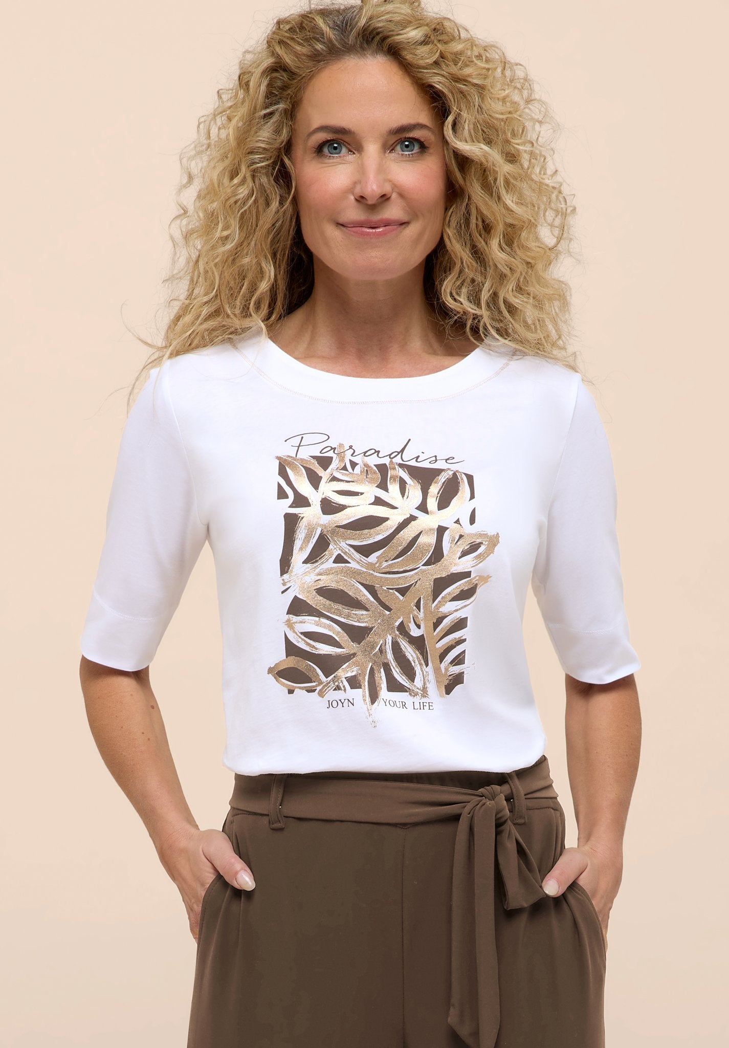 Bianca Damen T-Shirts Ivory