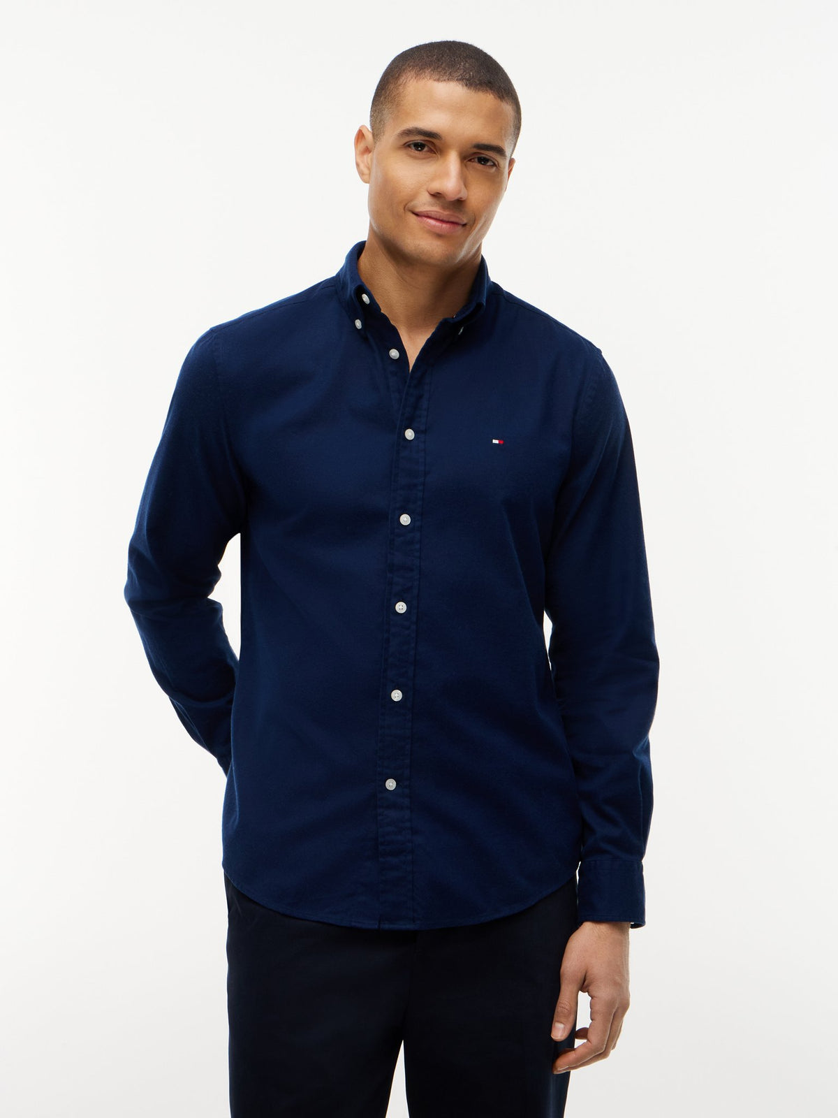 Tommy Hilfiger Herren Hemden Dcc Blue