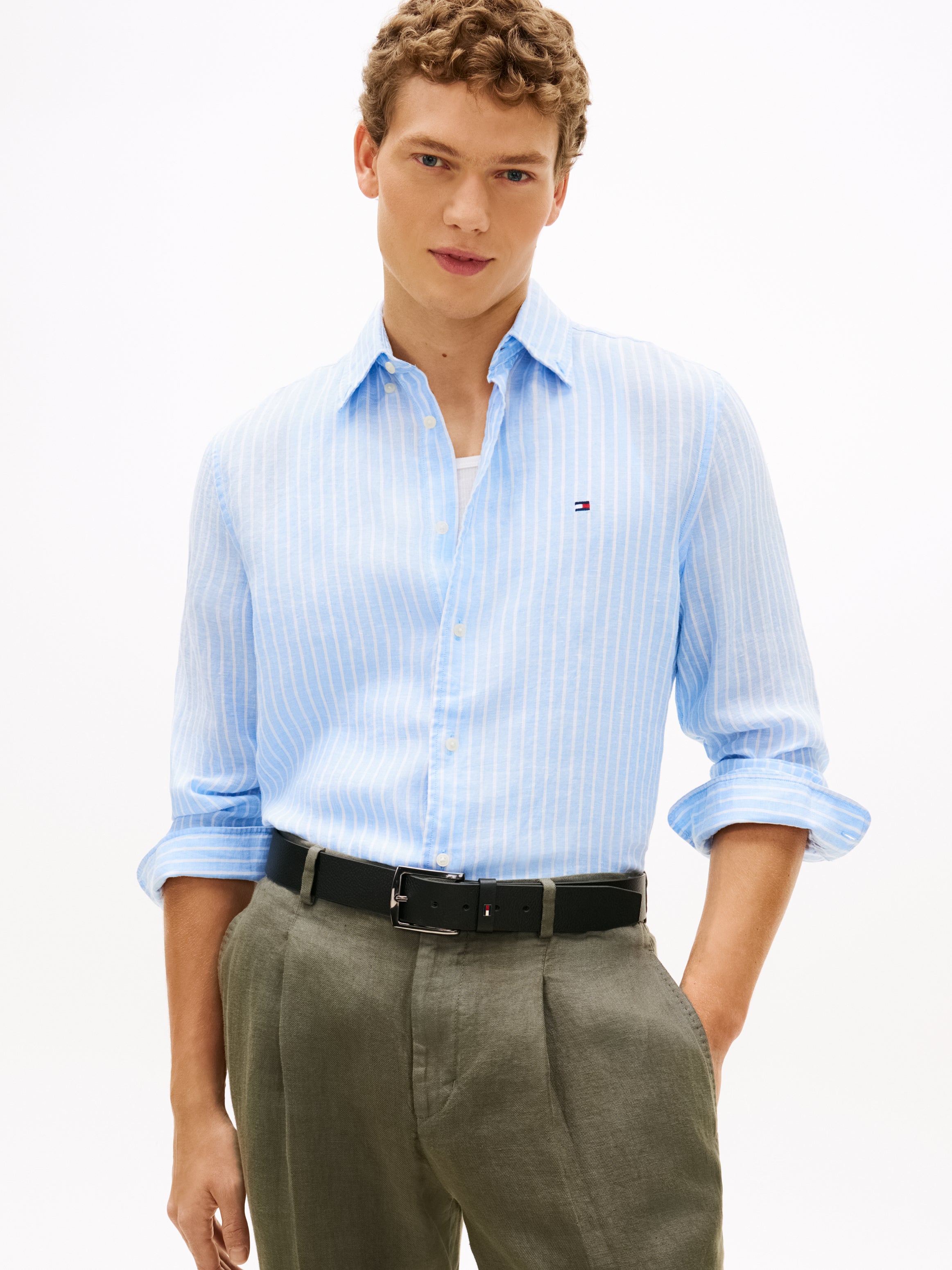 Tommy Hilfiger Herren T-Shirts kurz A Blue