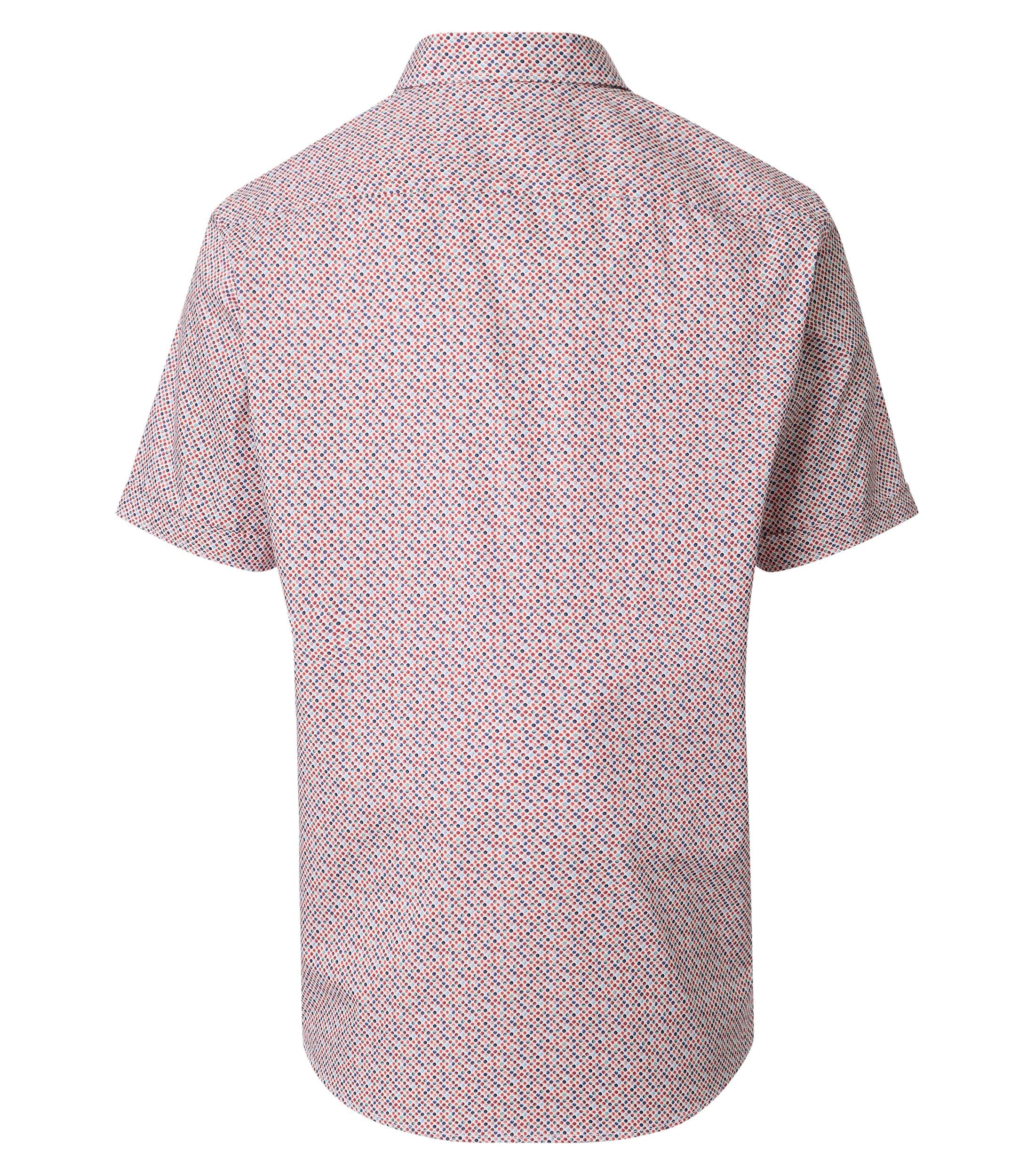 Casa Moda Herren Hemden kurz Rot
