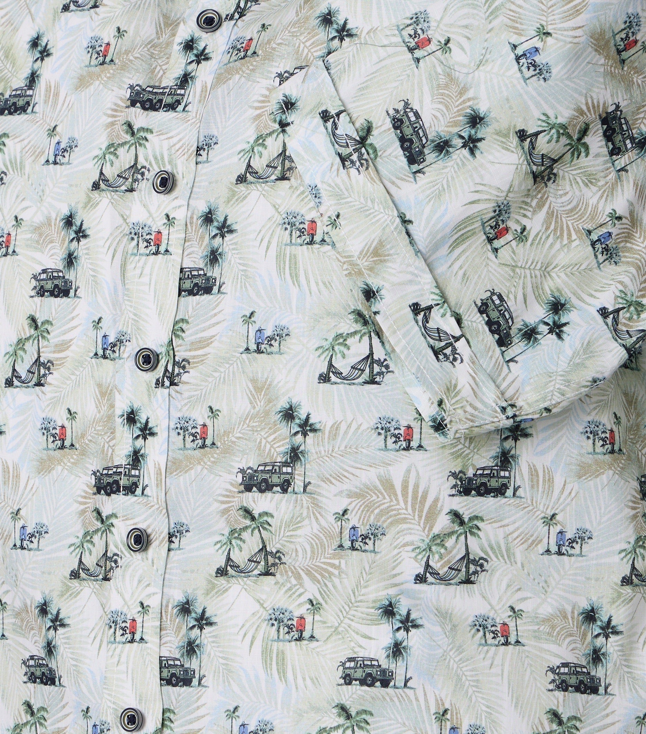 Casa Moda Herren Hemden kurz Gruen