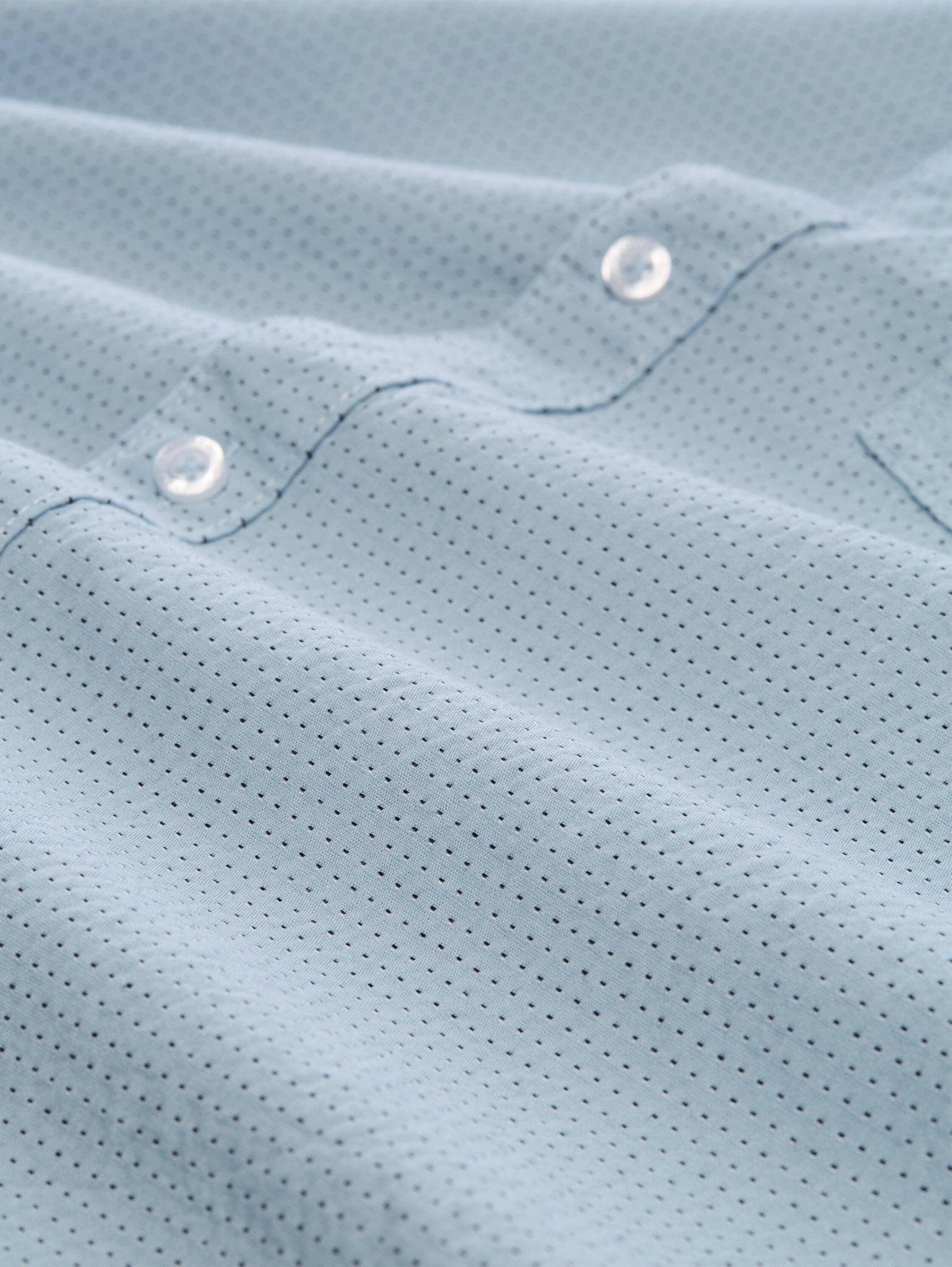 Tom Tailor Herren Hemden kurz Light Blue Dot
