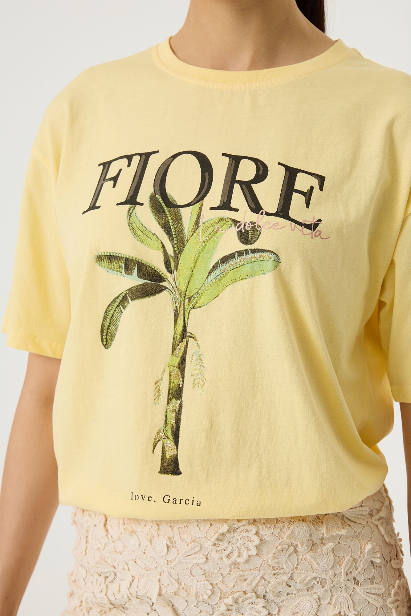 Garcia Damen T-Shirts Lush Lemon