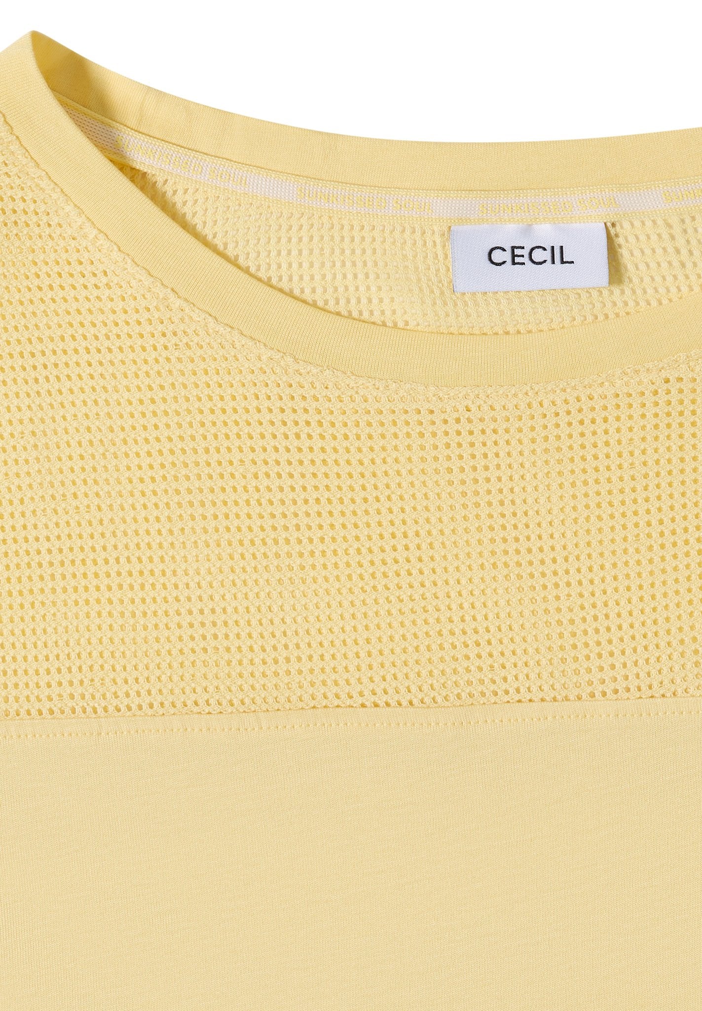 Cecil Damen T-Shirts Buttermil