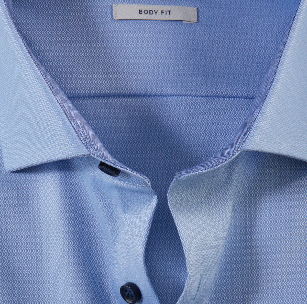 Olymp Herren Hemden lang Bleu