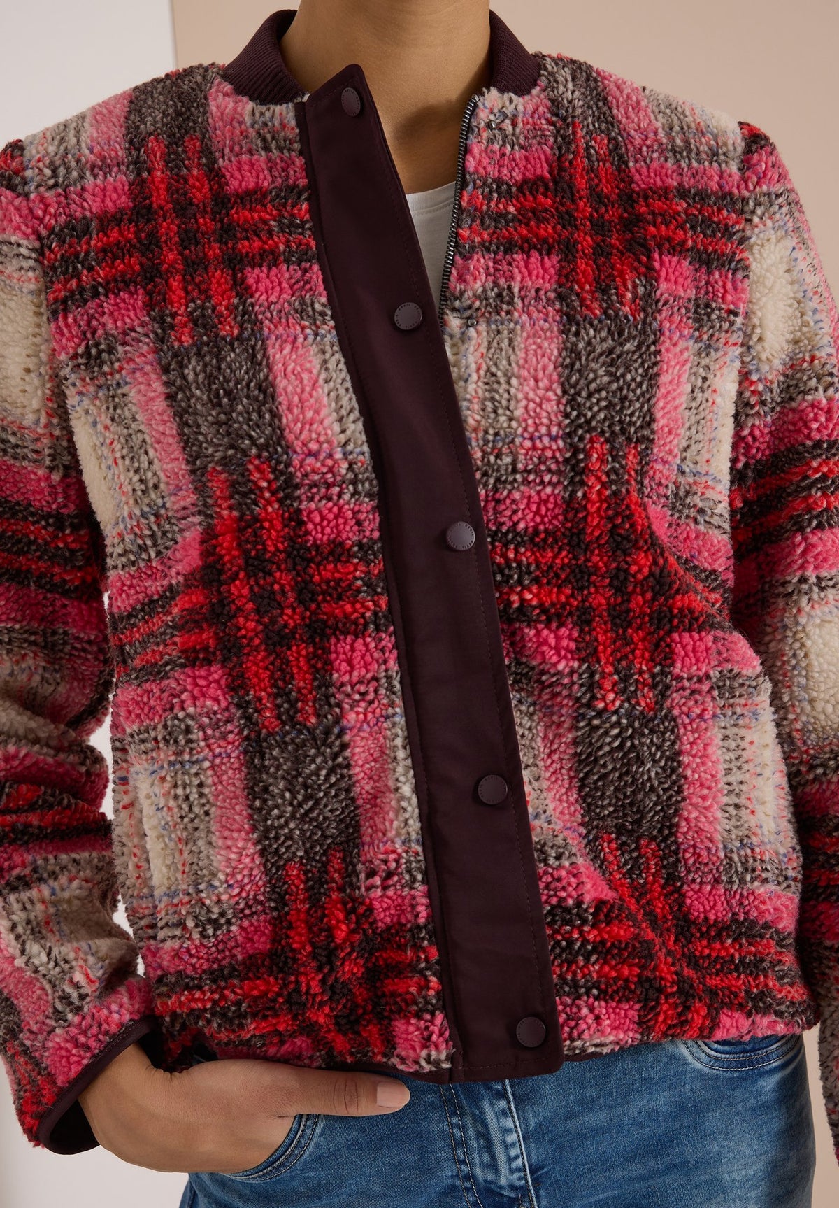 Cecil Damen Blazer Berry Red