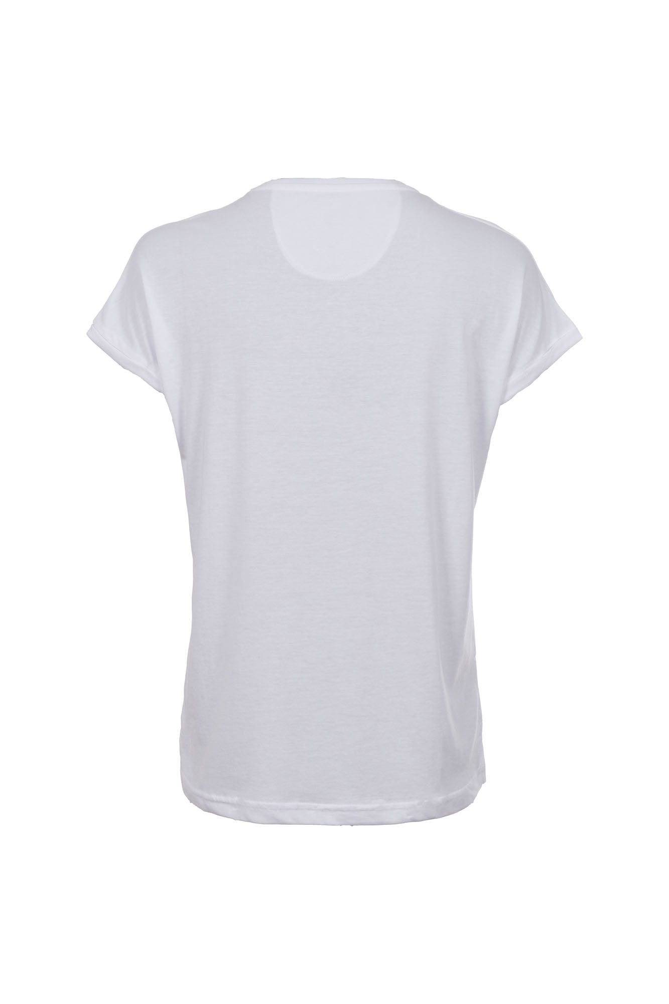 Soquesto Damen T-Shirts Weiß
