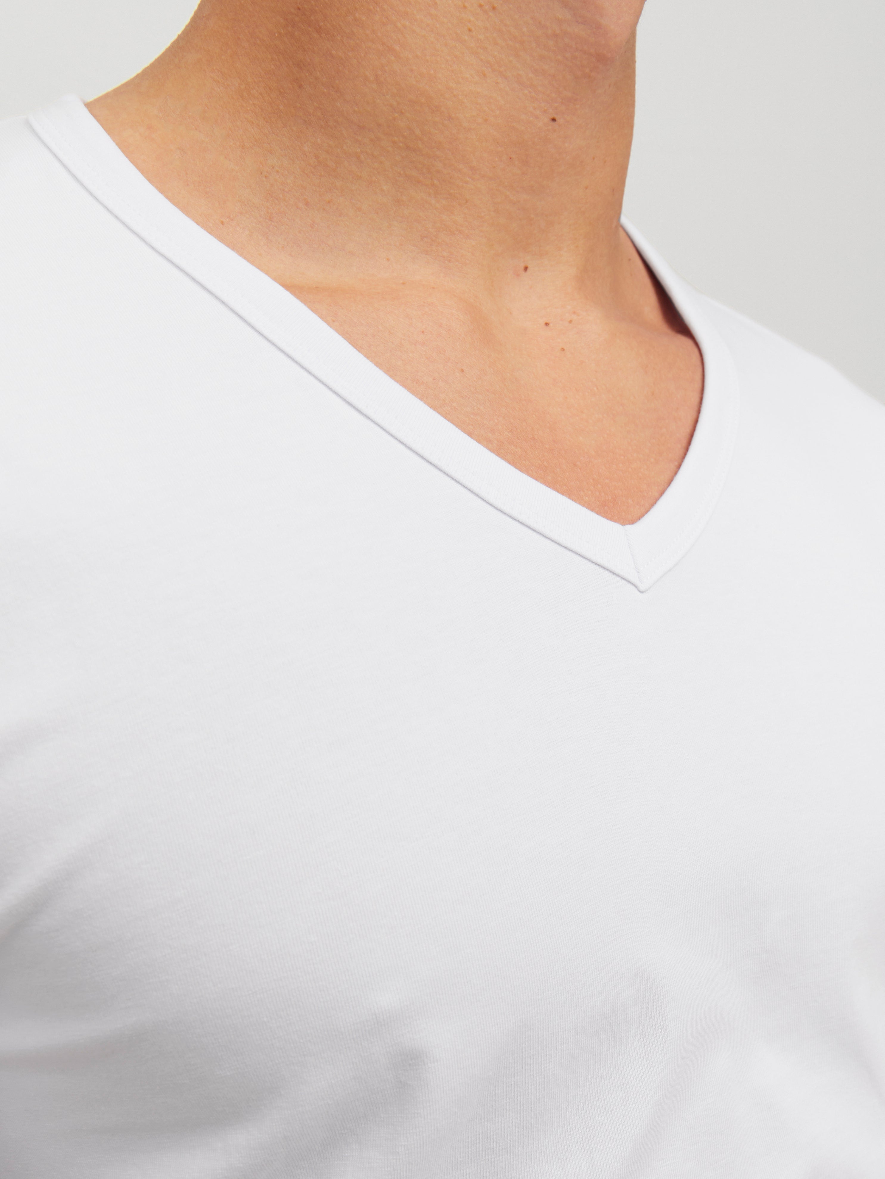 Jack & Jones Herren T-Shirts kurz Opt White