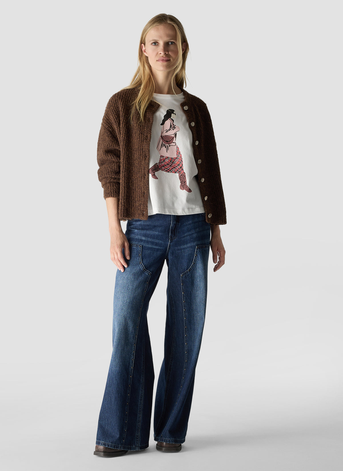 Le Comte Damen T-Shirts Natur