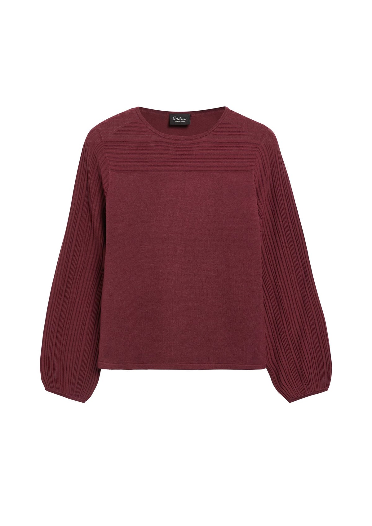 S. Oliver black Damen Pullover Lilac/Pink