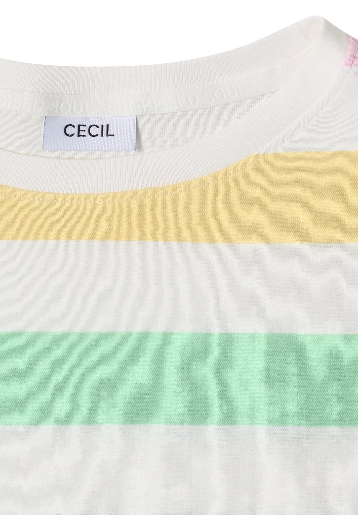 Cecil Damen T-Shirts Vanilla W