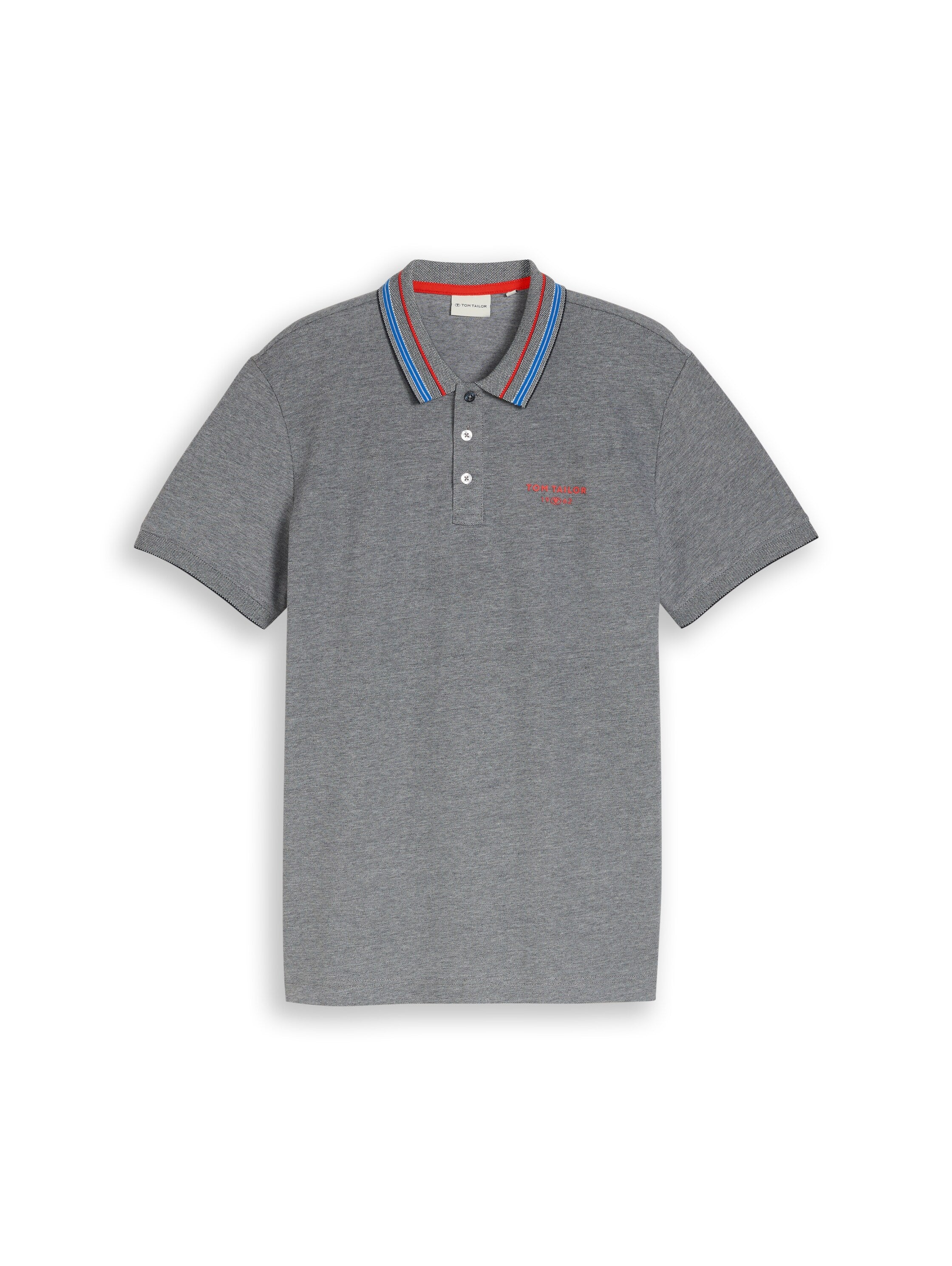 Tom Tailor Herren Polo-Shirts Sky Captain Blu