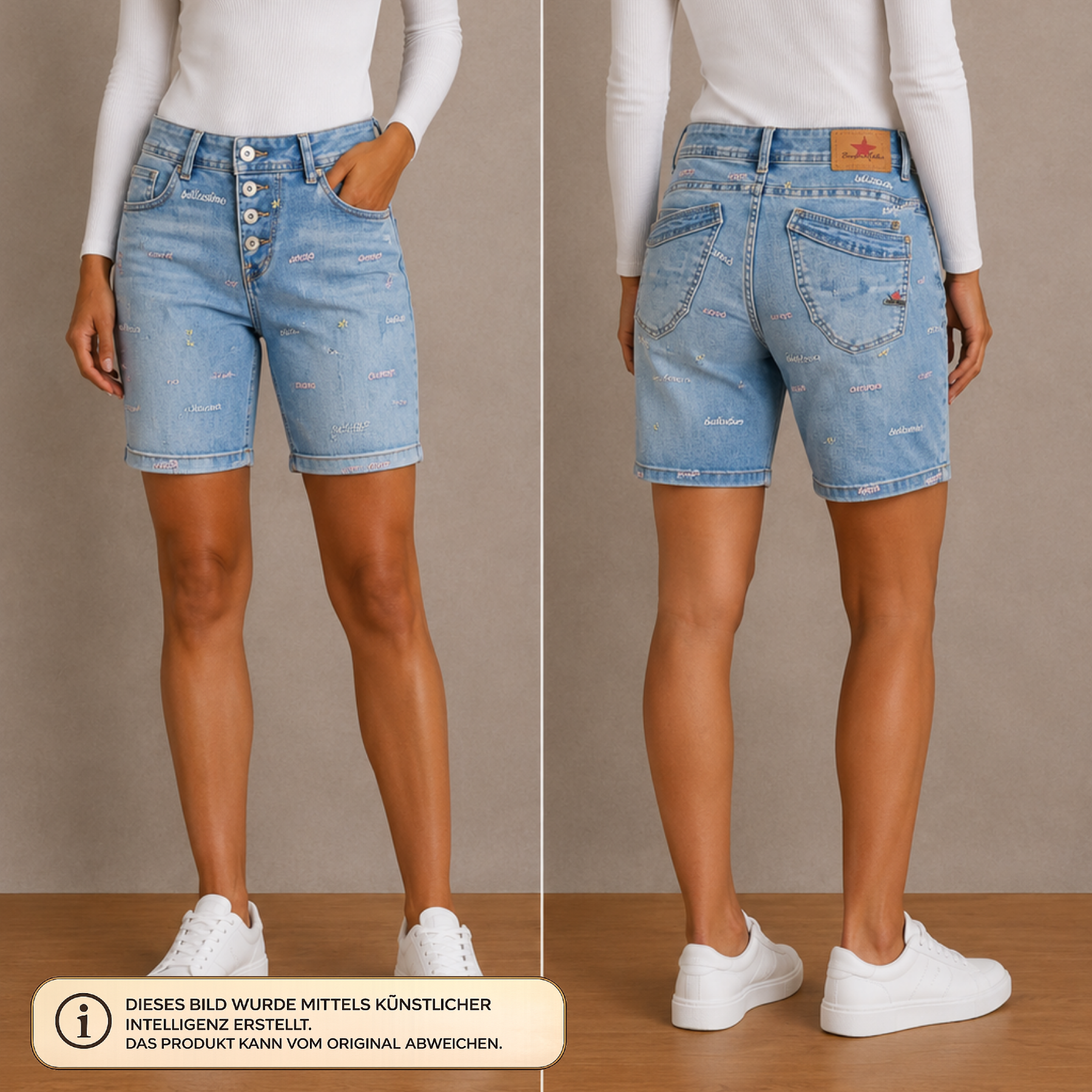 Buena Vista Damen Shorts Bright Denim
