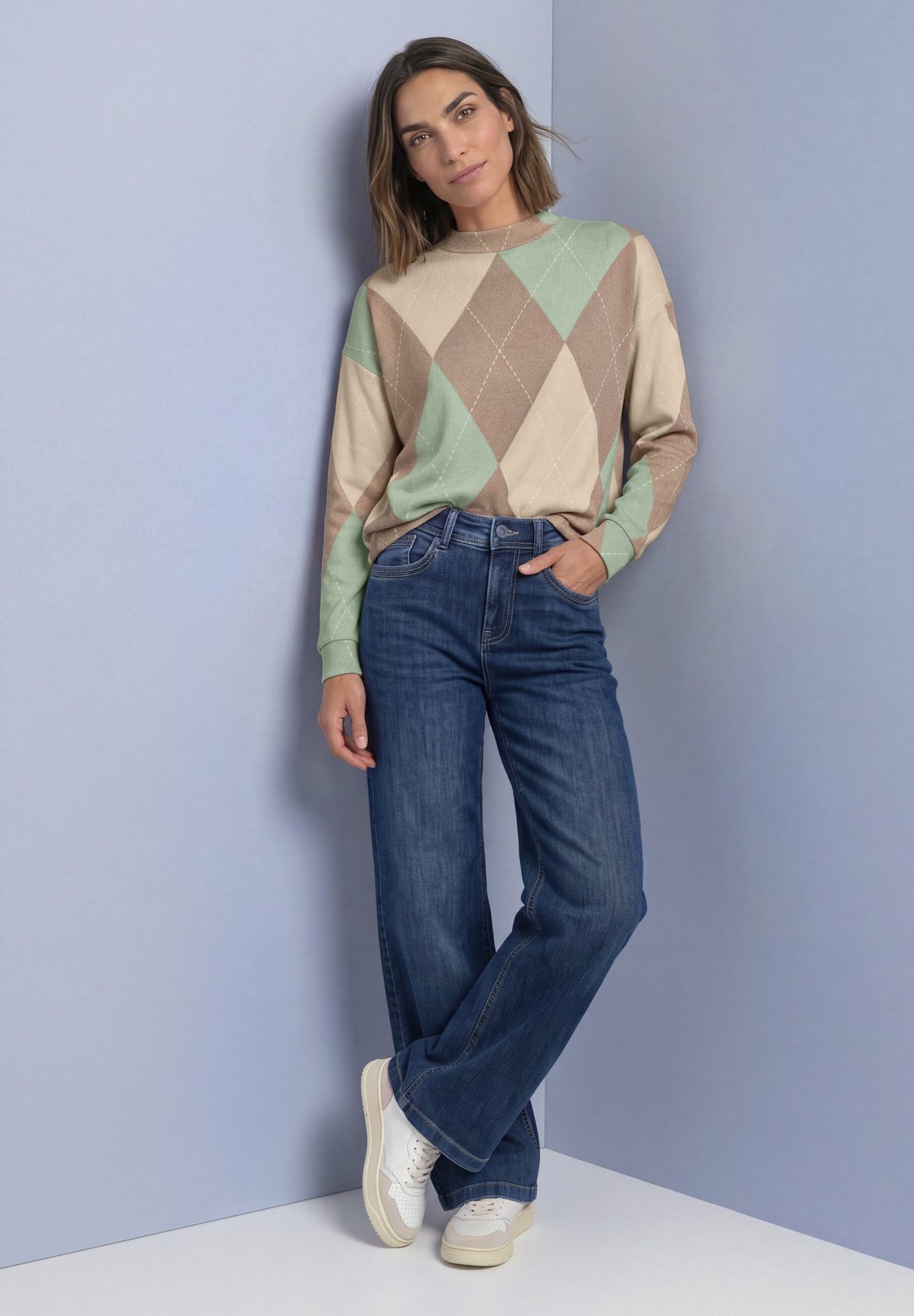 Street One Damen T-Shirts Eucalyptu
