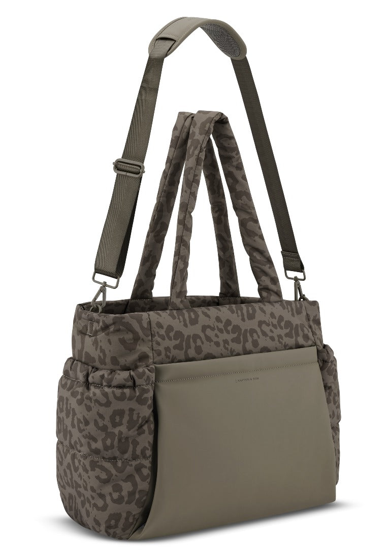 Kapten & Son Handtasche Hellvi Cloud Medium Leo Dark Brown