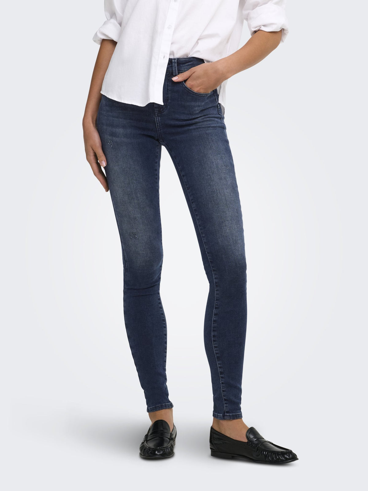 only Damen Jeans Blue Black Deni