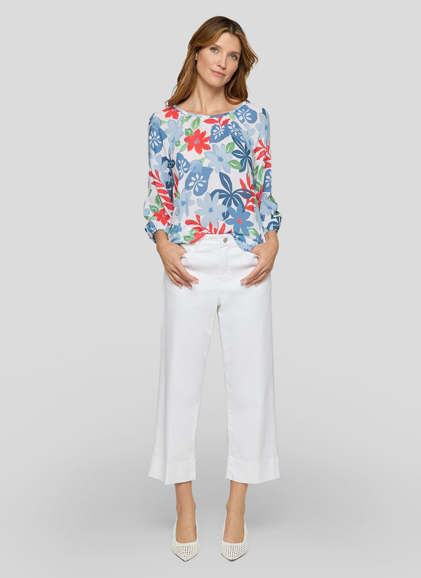 Rabe Damen Blusen Himmelblau