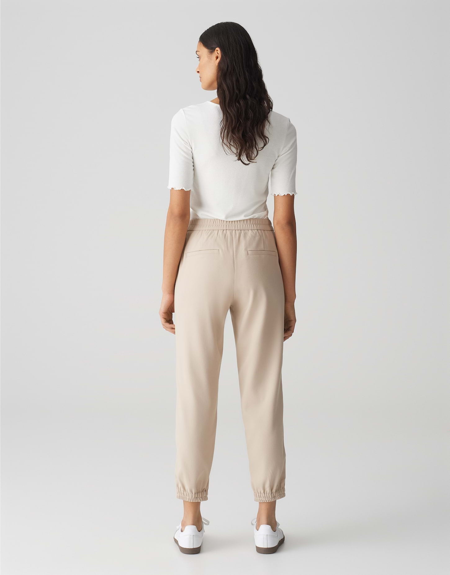 Opus Damen Hosen Soft Oat