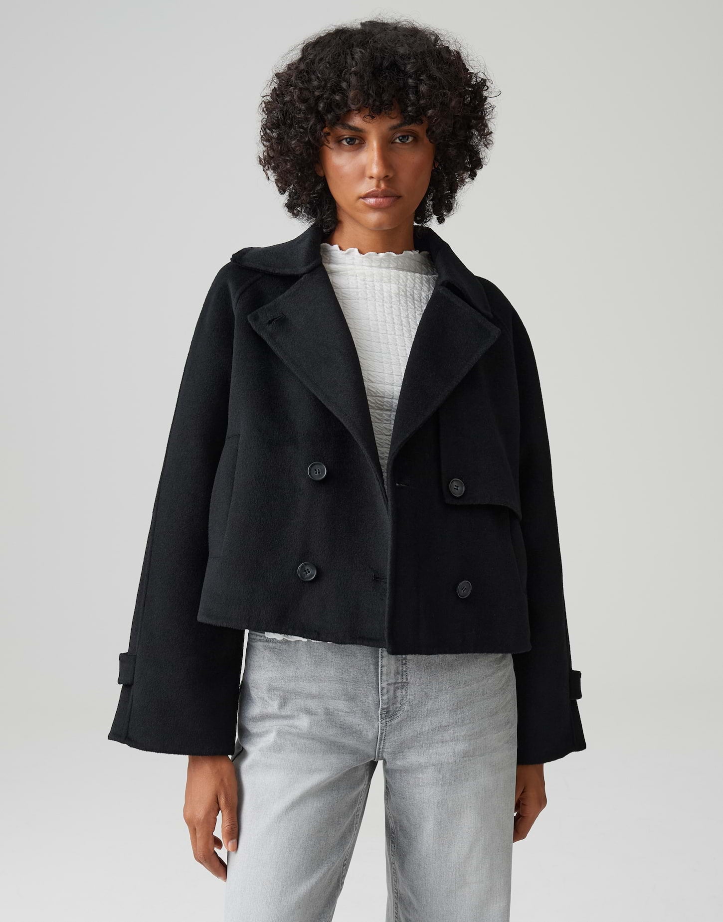 Opus Damen Jacken Black