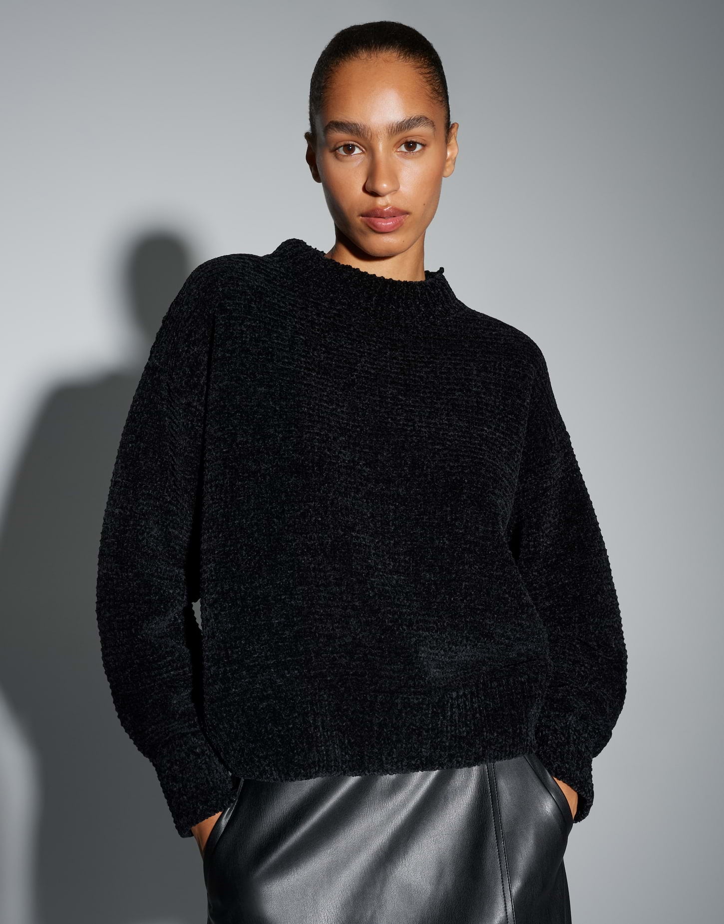 Opus Damen Pullover Black