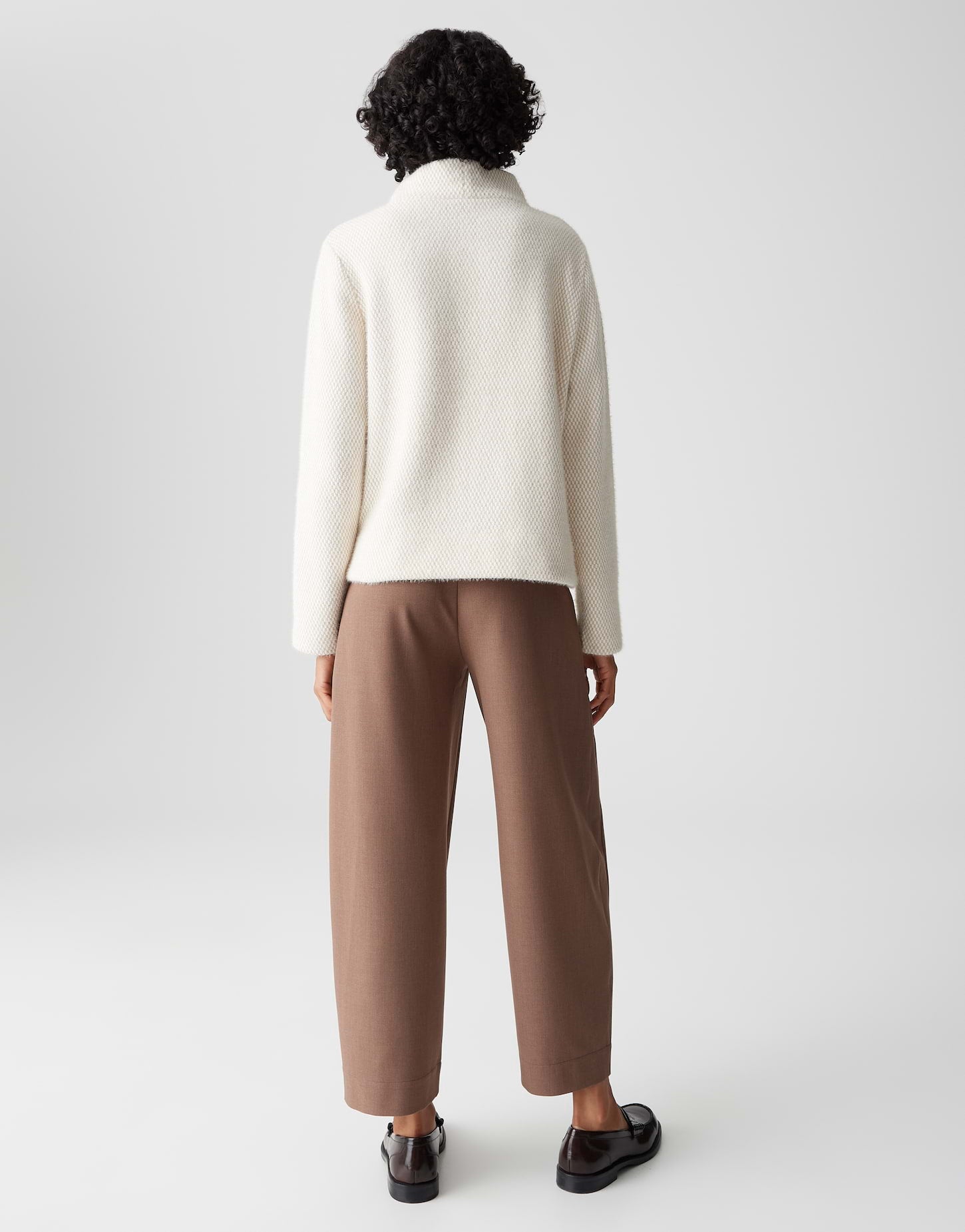 Opus Damen Sweatshirts Macadamia