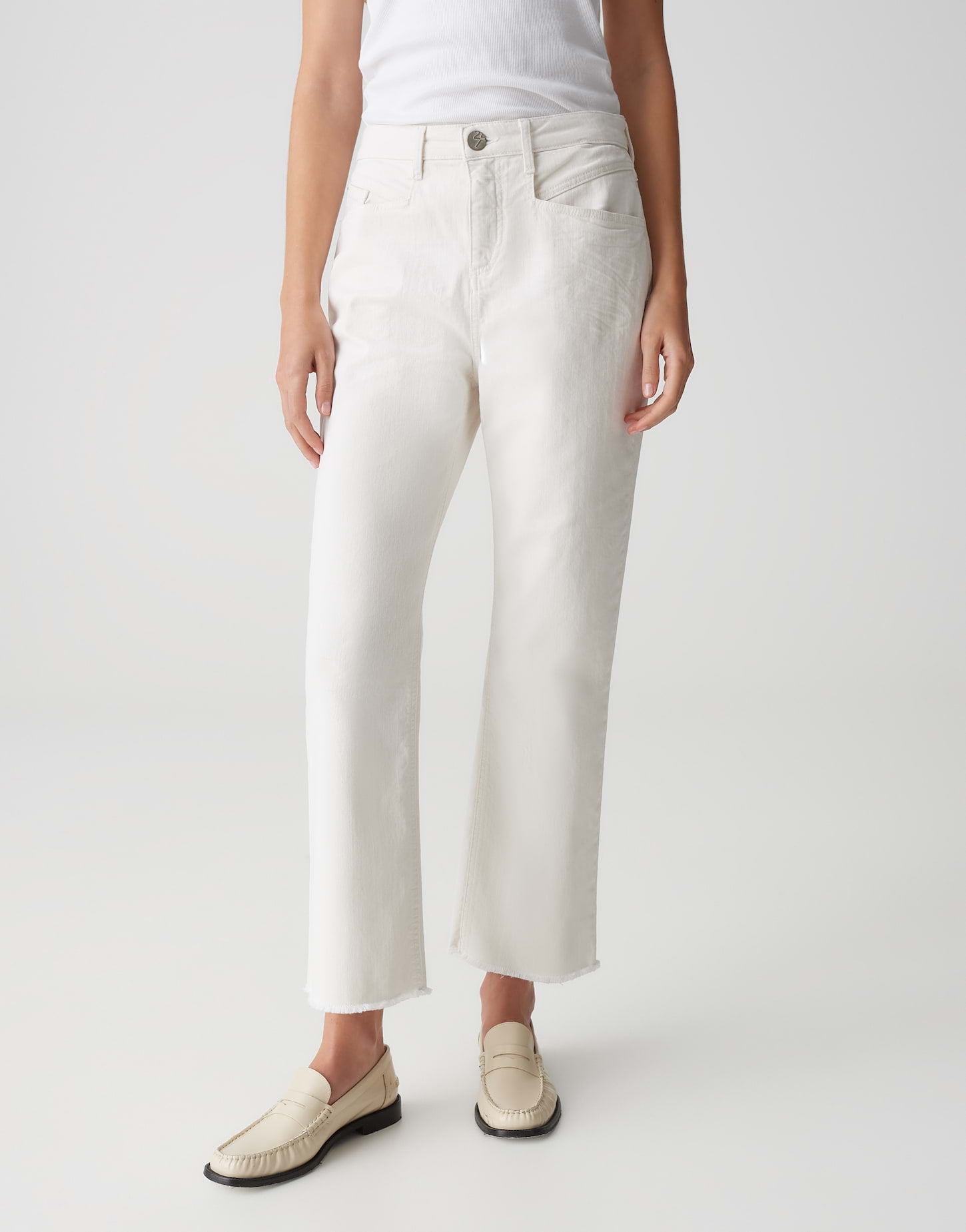 Opus Damen Jeans Milk