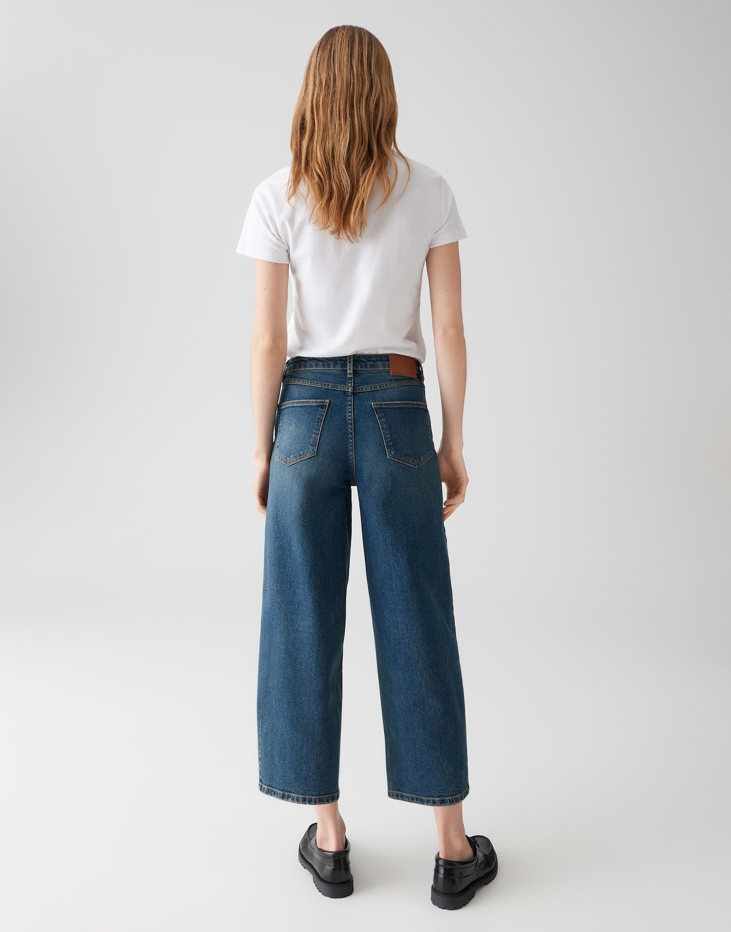 Opus Damen Jeans Mid Retro Blue
