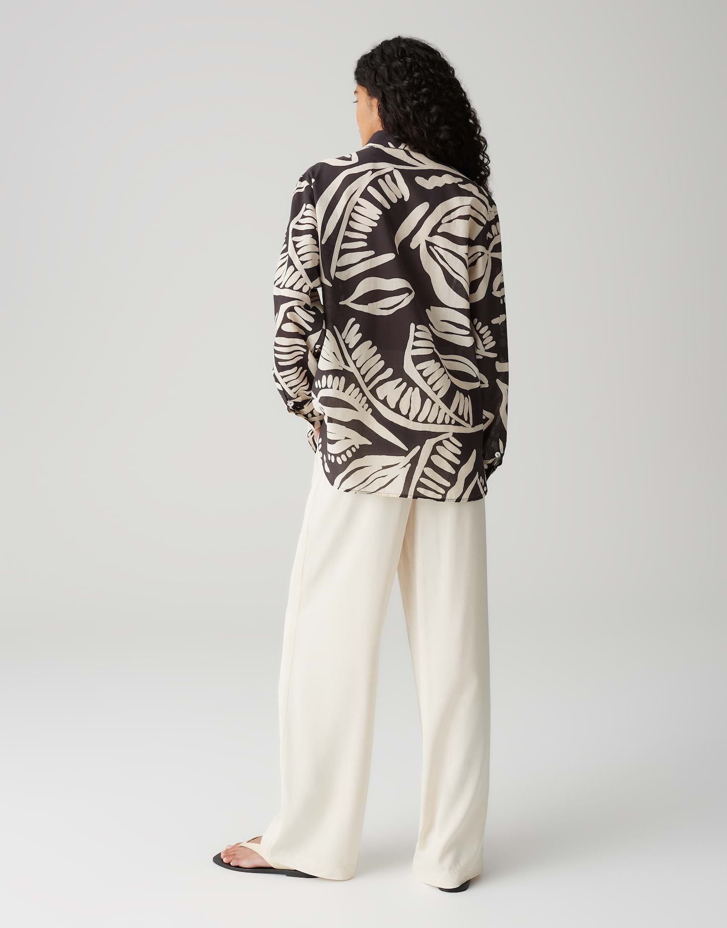 Opus Damen Blusen Midnight Brown