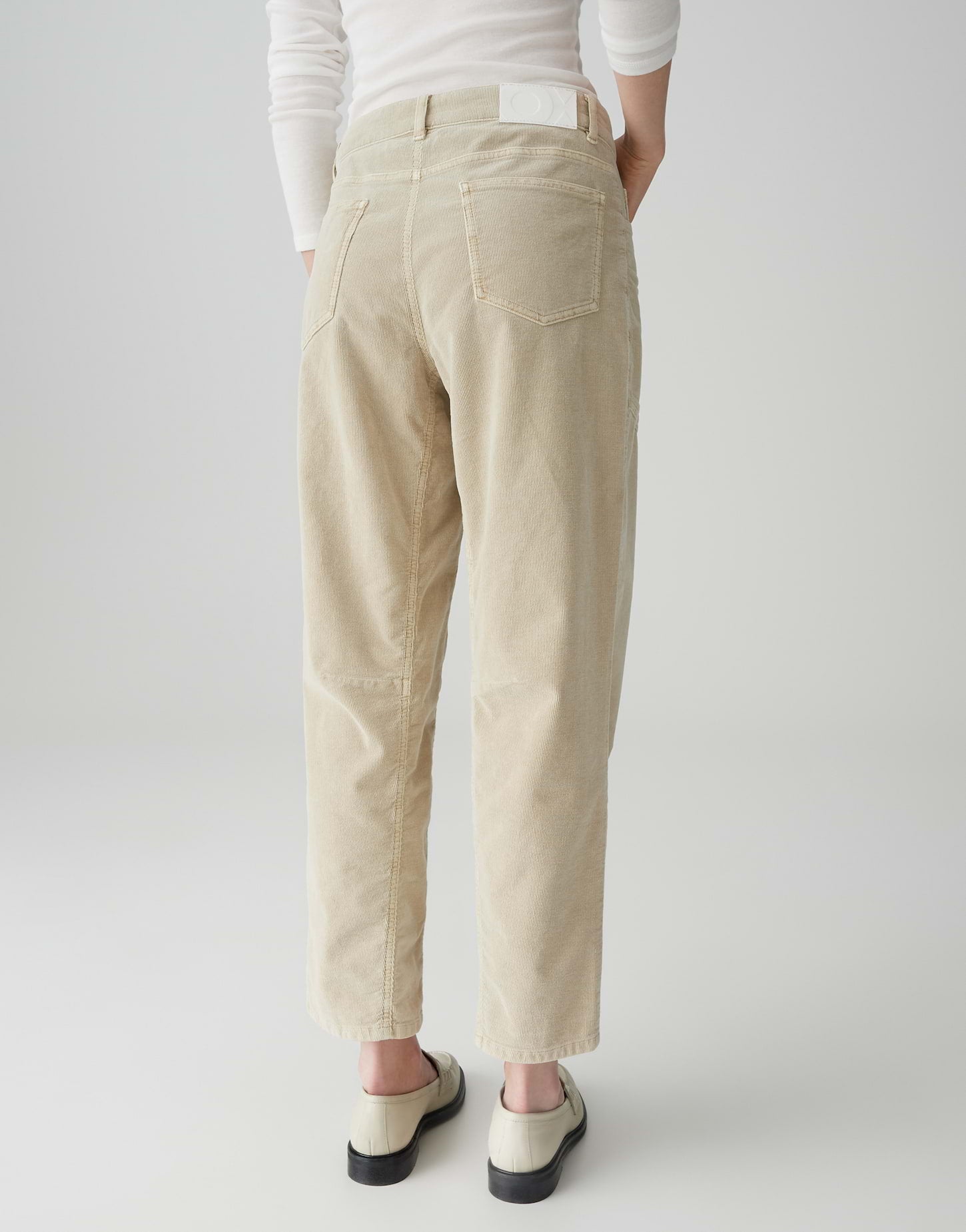 Opus Pants Damen Jeans Macadamia