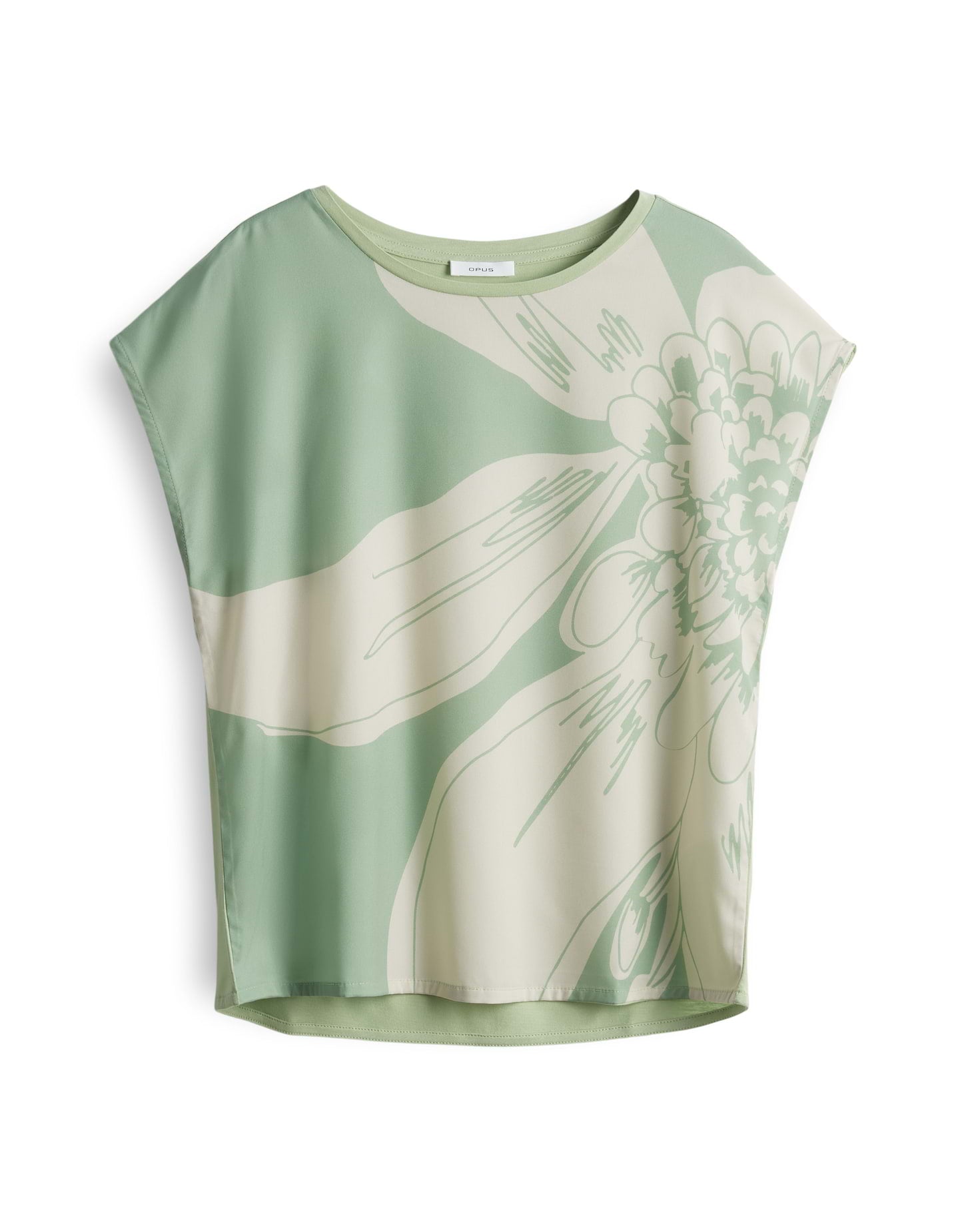 Opus Damen T-Shirts Green Glow